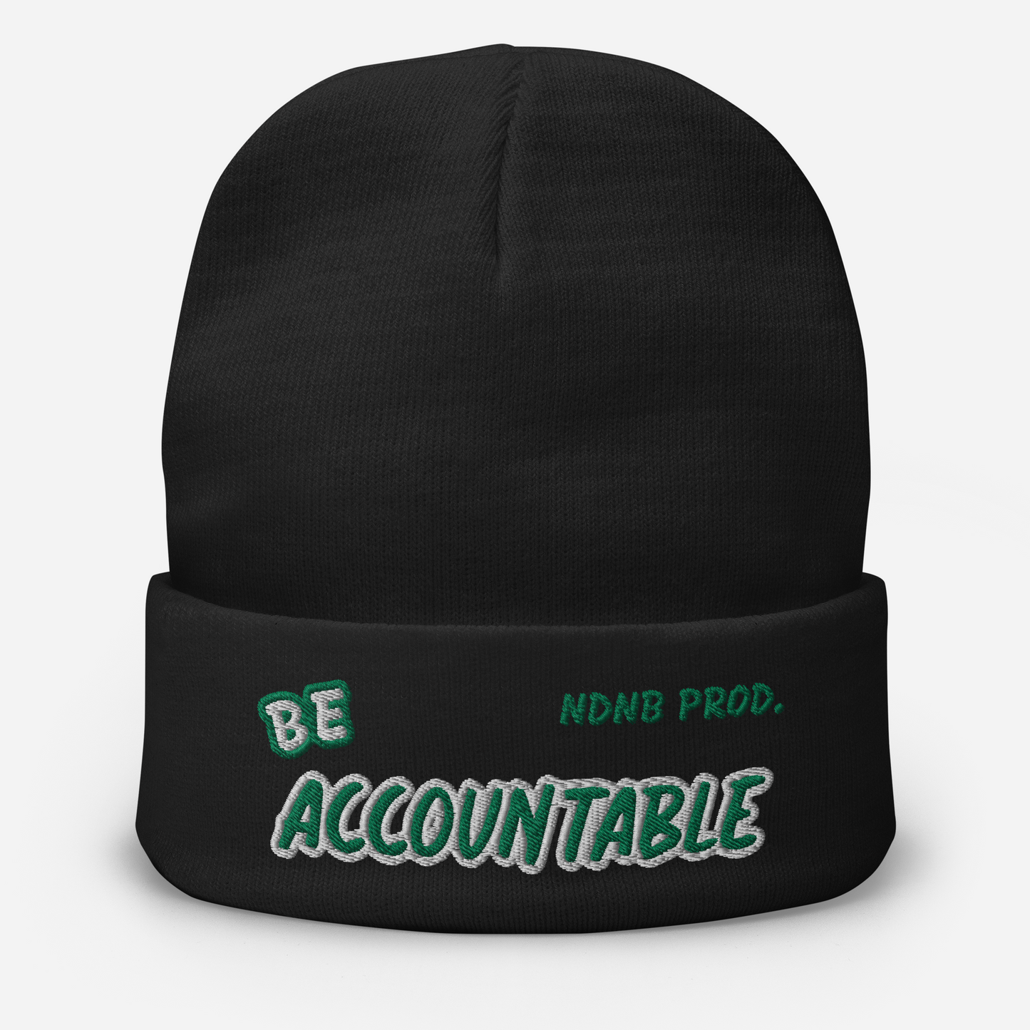 Throwback Accountable Embroidered Beanie