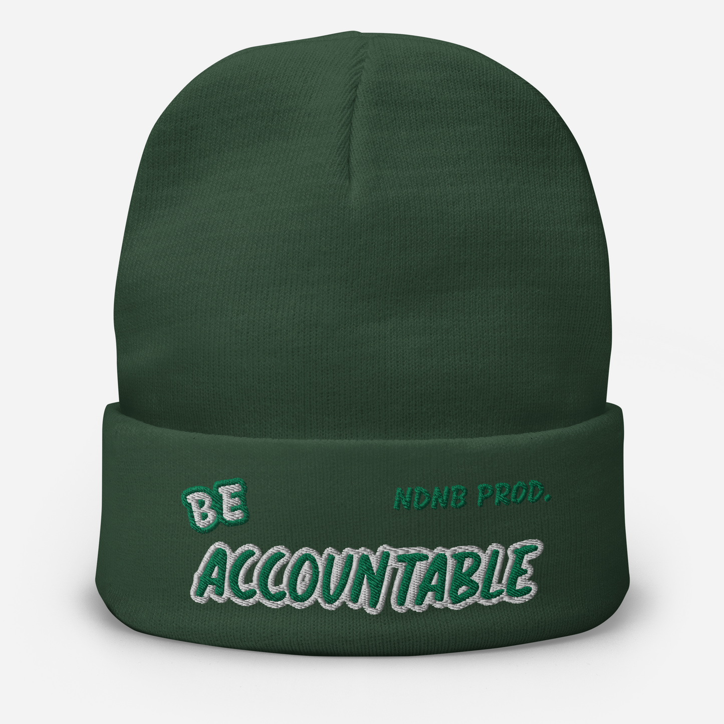 Throwback Accountable Embroidered Beanie