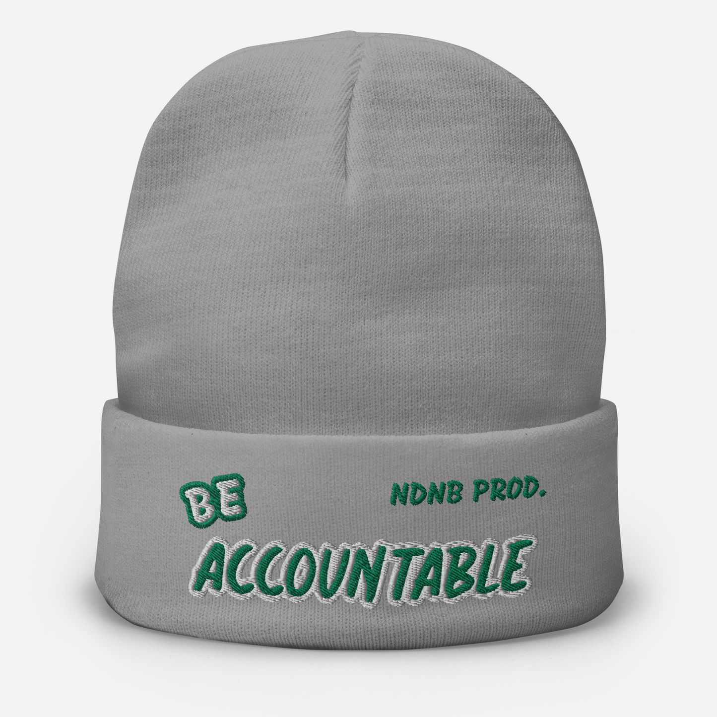 Throwback Accountable Embroidered Beanie