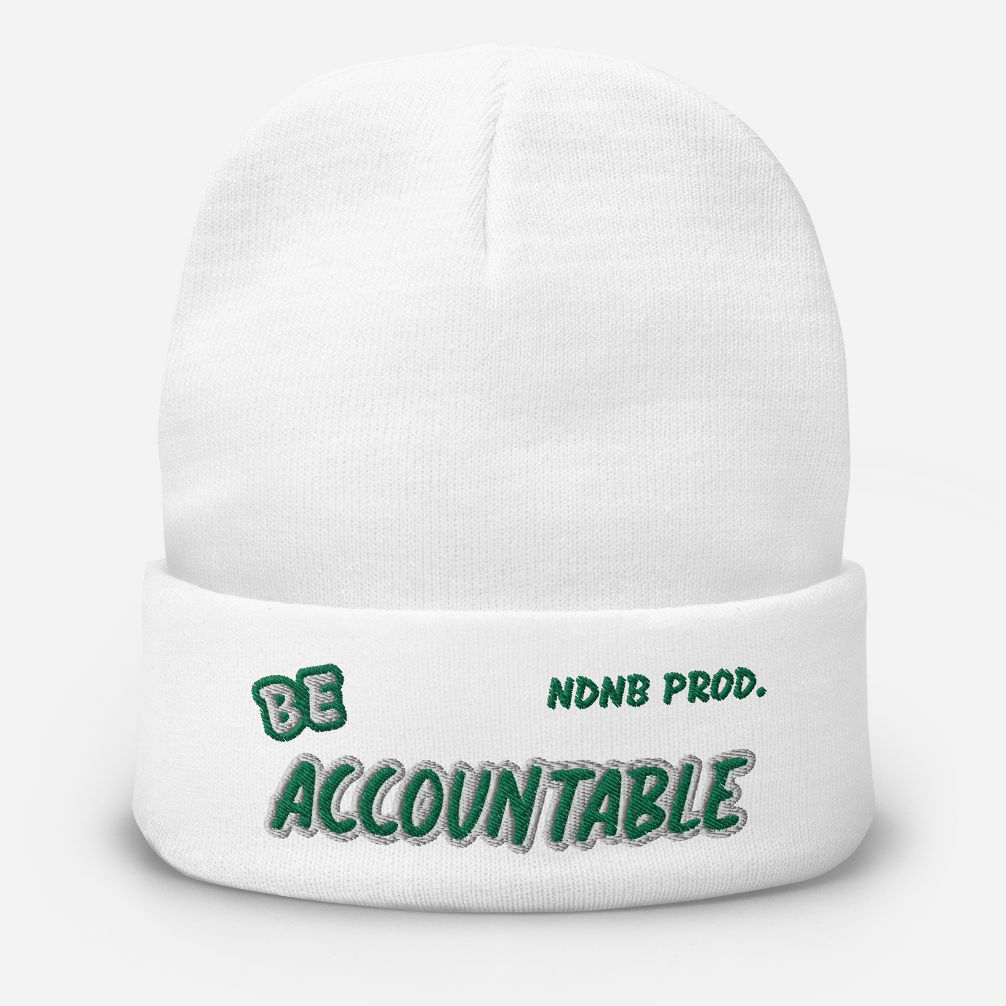 Throwback Accountable Embroidered Beanie