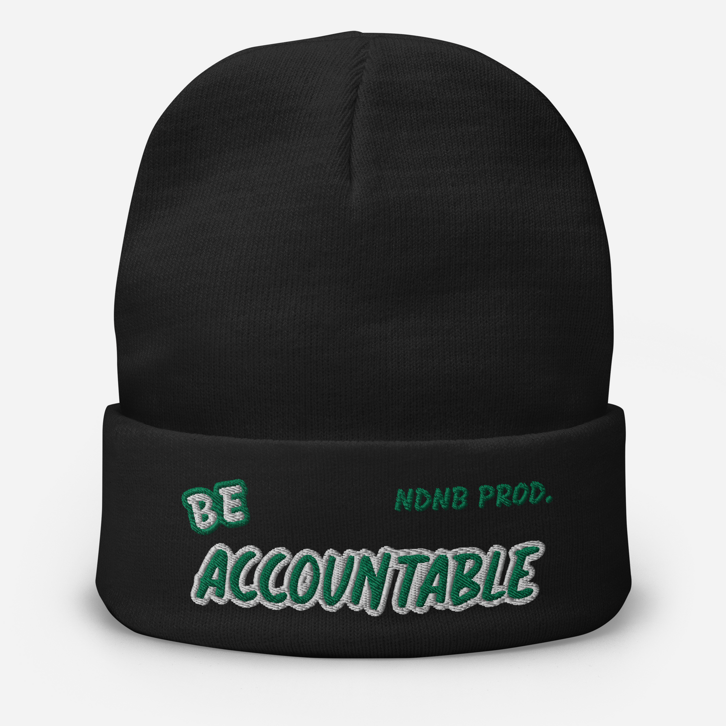 Be Accountable Embroidered Beanie