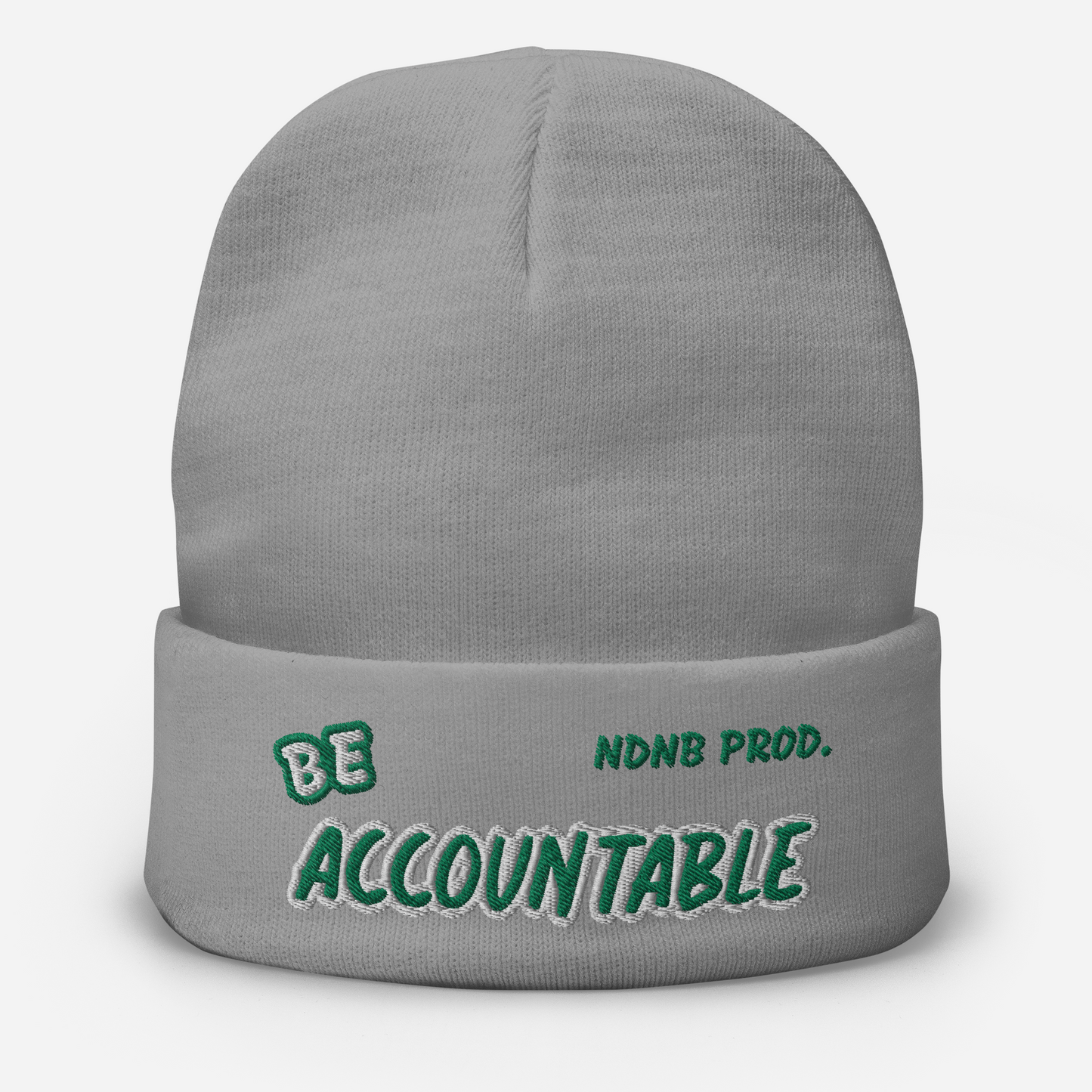 Be Accountable Embroidered Beanie