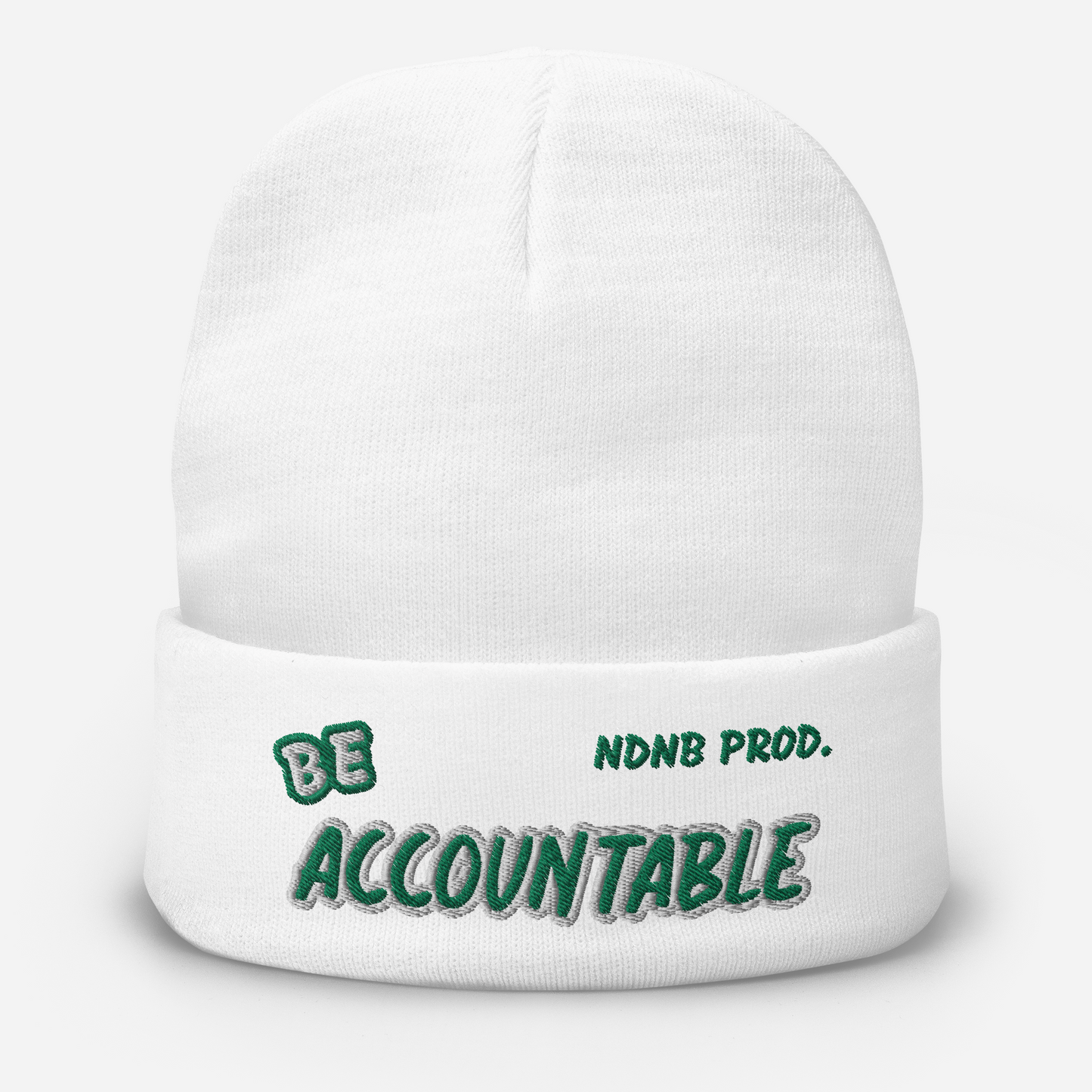 Be Accountable Embroidered Beanie