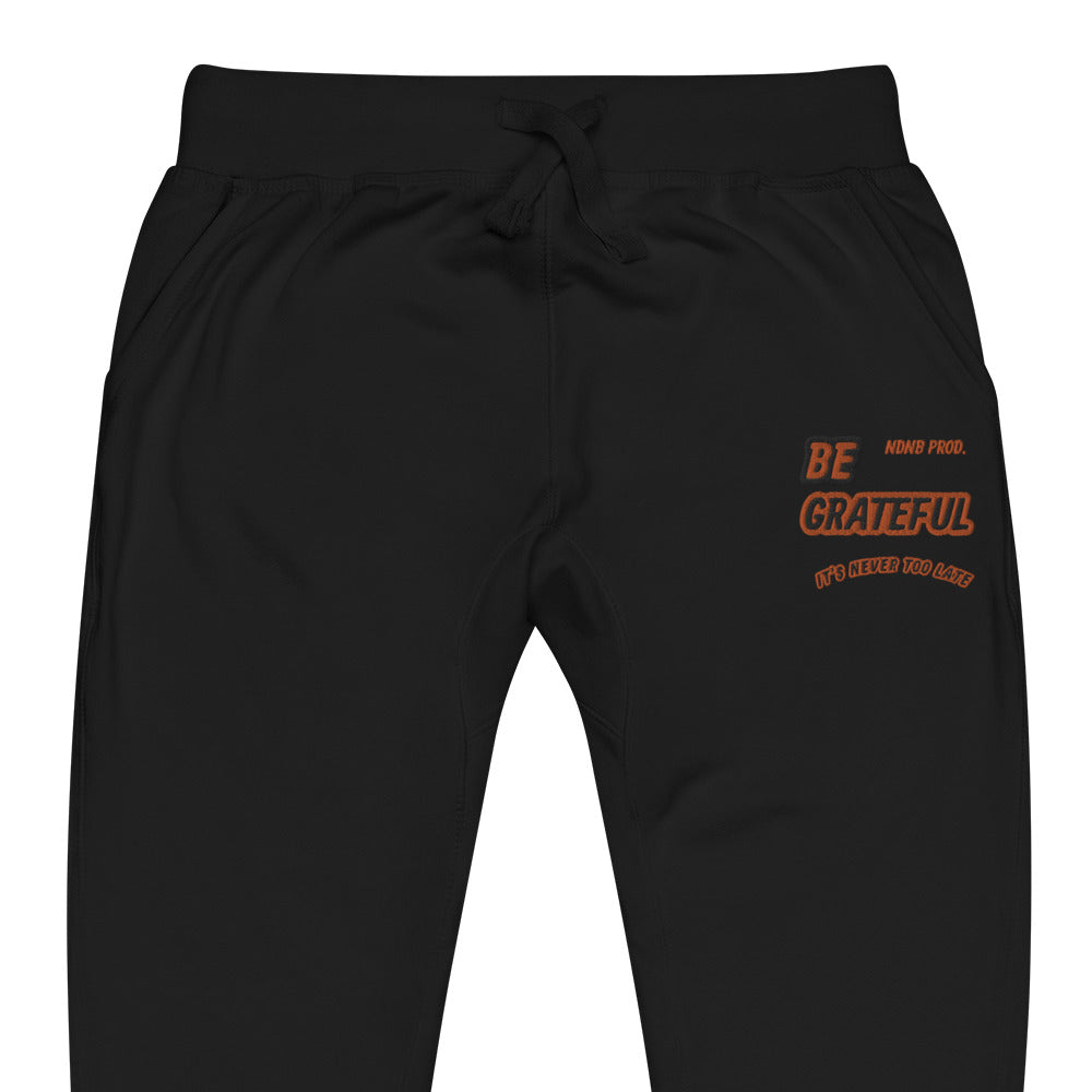 Be Grateful Fleece Sweatpants