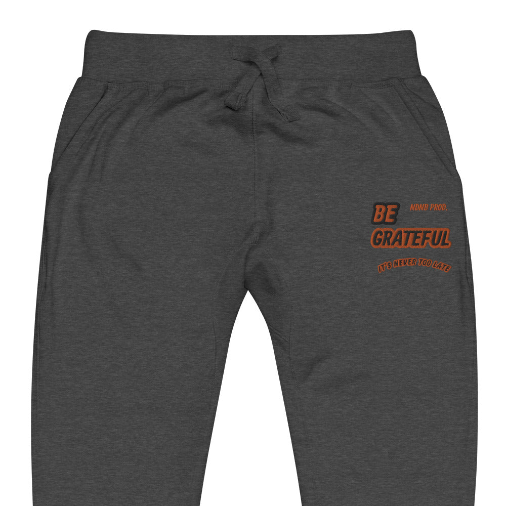 Be Grateful Fleece Sweatpants