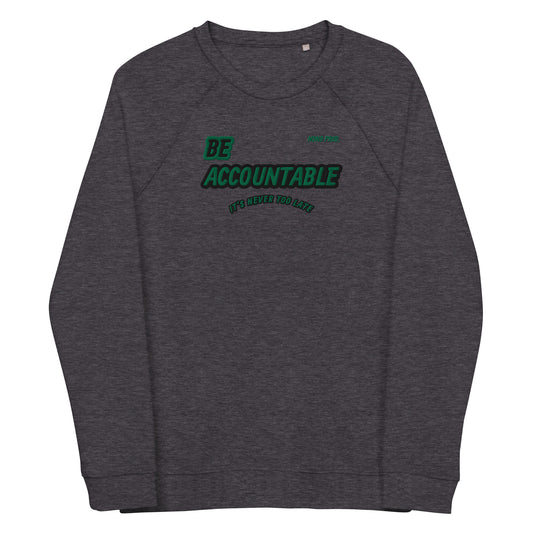 Throwback Accountable Organic Raglan Sweatshirt